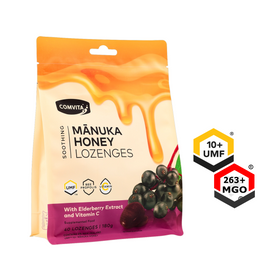 Manuka Honey Lozenges with Elderberry Extract and Vitamin C 500g | Comvita