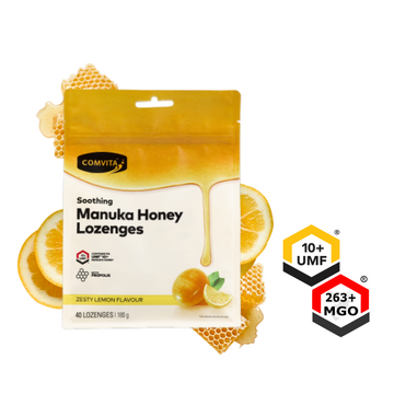 Comvita Manuka Honey Lozenges Lemon with Propolis - 40s