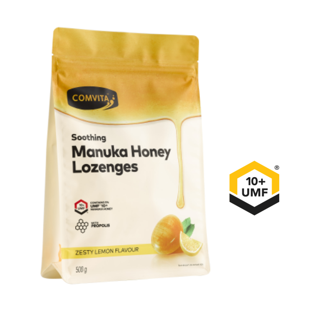 Comvita Manuka Honey Lozenges Lemon Propolis- 500g