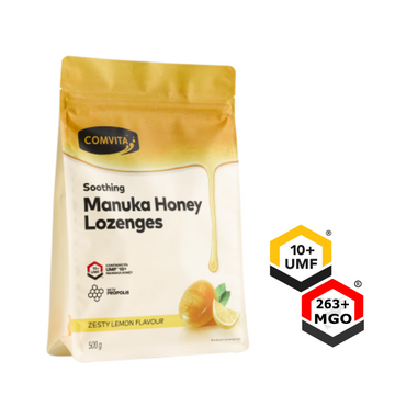 Comvita Manuka Honey Lozenges Lemon Propolis- 500g