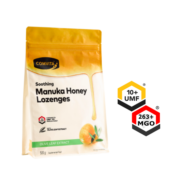 Comvita Manuka Honey Lozenges Olive Leaf Extract 500g