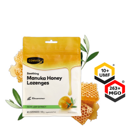 Manuka Honey Lozenges Olive Leaf Extract 40 Lozenges | Comvita