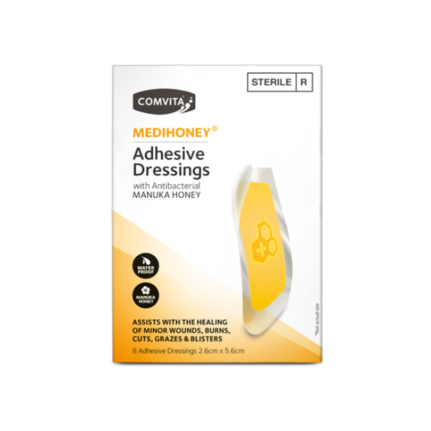 Comvita Medihoney® Adhesive Dressings 2.6cm x 5.6cm