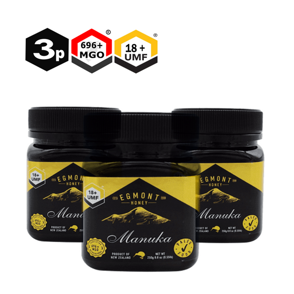 Bundle 3 Jars of UMF 18+ Manuka Honey 250g | Egmont