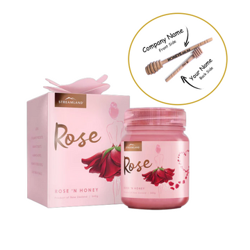 Rose 'n Honey & Custom Engraved Dipper