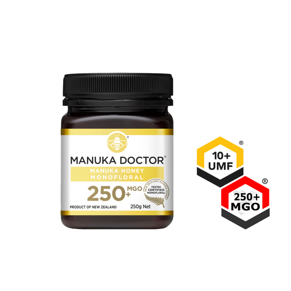 MGO 250+ Monofloral Manuka Honey 250g | Manuka Doctor