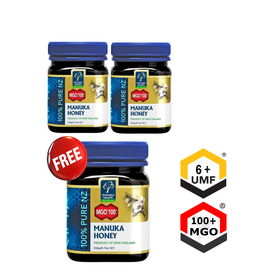 Buy 2 get 1 free ManukaHoney MGO100 250g