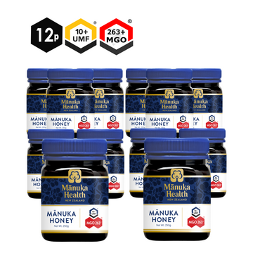 Bundle 12 Jars of MGO 263+ Manuka Honey | Manuka Health