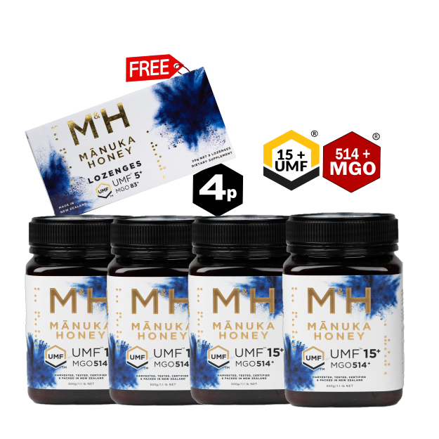 2Kg of UMF 15+ Manuka Honey + FREE Lozenges  