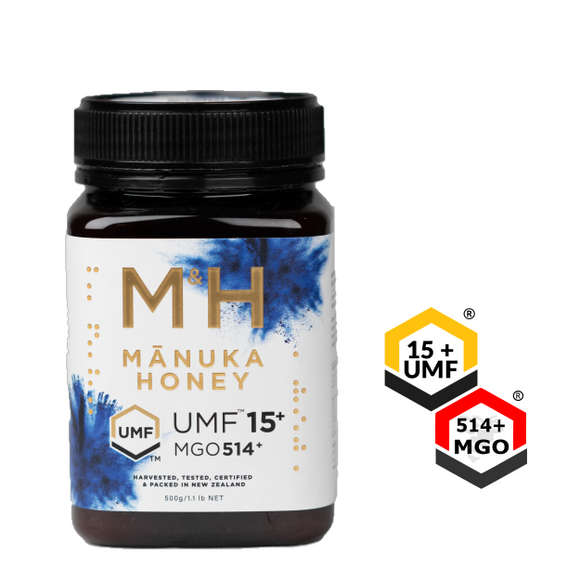 UMF 15+ Manuka Honey 500g | M&H