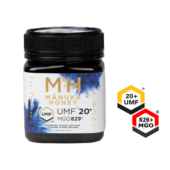 UMF 20+ Manuka Honey 250g | M&H