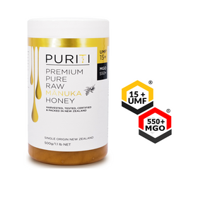 UMF 15+ Manuka Honey 500g | PURITI
