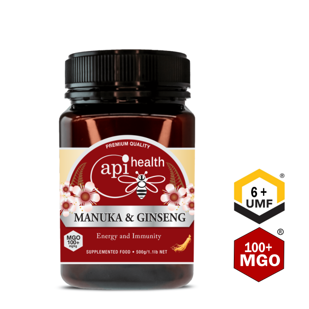 Manuka Honey & GINSENG 500g | API Health