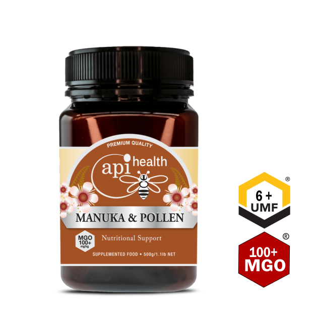 Manuka Honey & POLLEN 500g | API Health