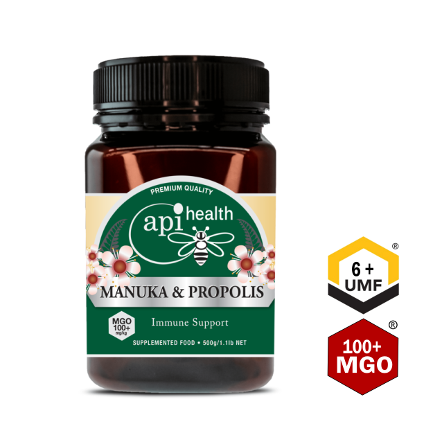 Manuka Honey & PROPOLIS 500g | API Health