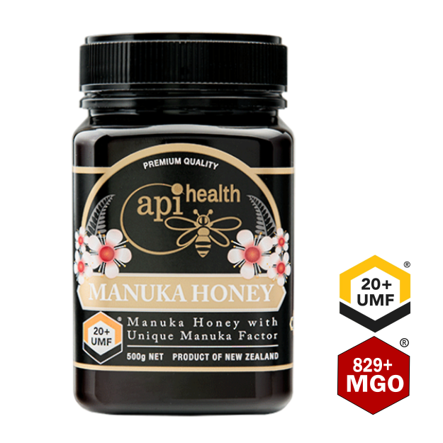 UMF 20+ Manuka Honey 500g | API Health
