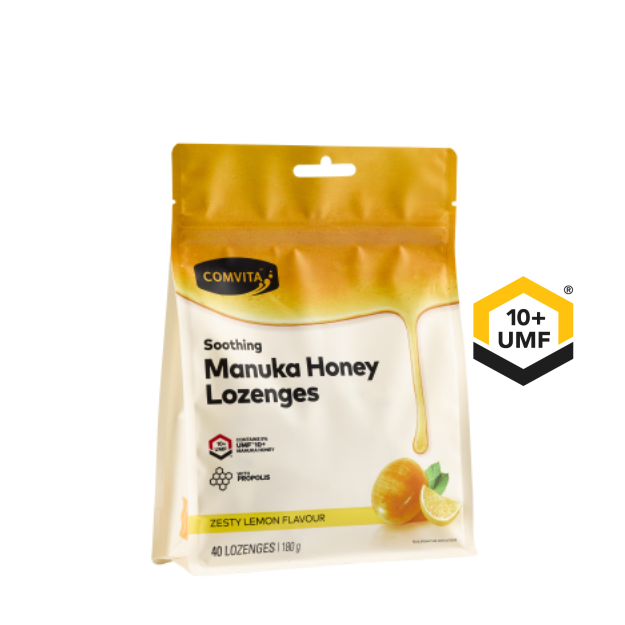 Comvita Manuka Honey Lozenges Lemon with Propolis - 40 Lozenges
