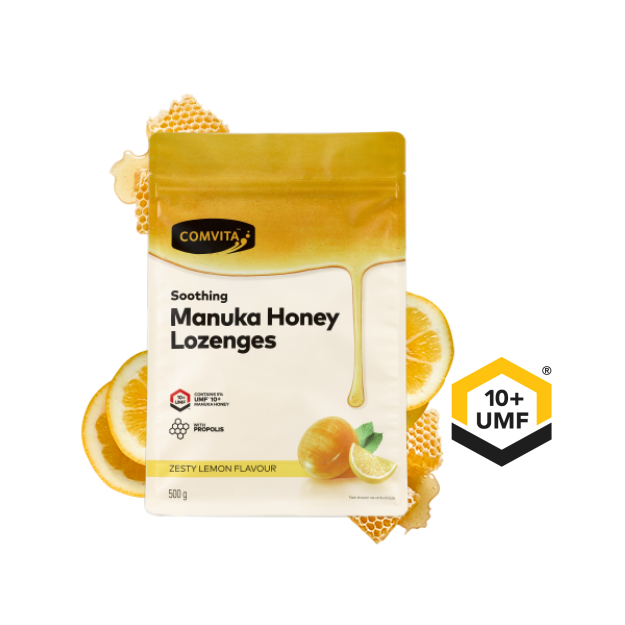 Comvita Manuka Honey Lozenges Lemon Propolis- 500g