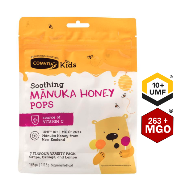 Kids Soothing Pops With UMF™ 10+ Mānuka Honey | Comvita