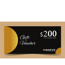 Load image into Gallery viewer, Gift Card 200 |  Honeys of New Zealand
