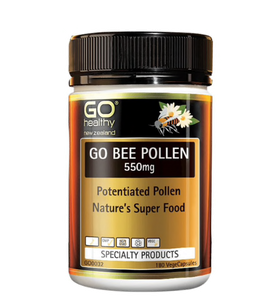 Go Bee Pollen 550mg | 180 Capsules
