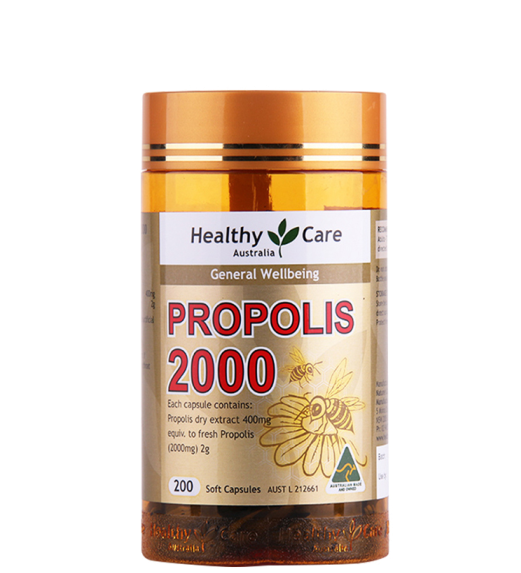 HealthyCare Propolis 2000mg - 200 Capsules