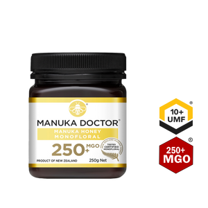 MGO 250+ Monofloral Manuka Honey 250g | Manuka Doctor