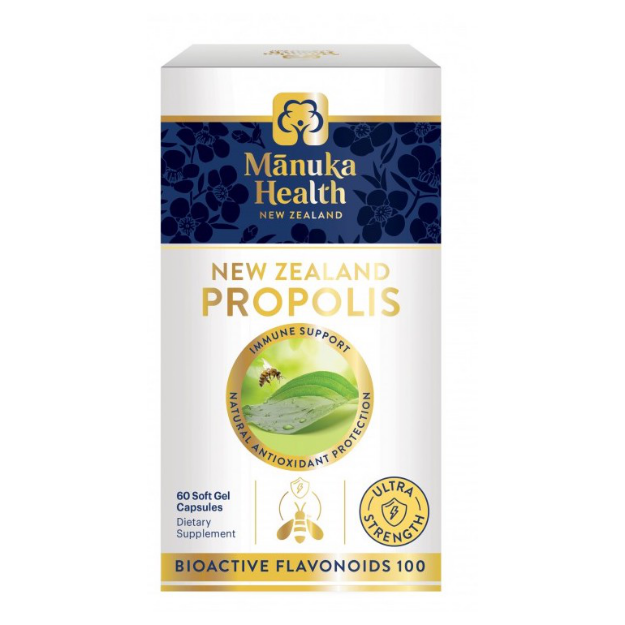 Ultra Strength BIO100 Propolis 60 Capsules | Manuka Health 