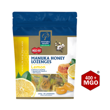 Load image into Gallery viewer, Manuka Honey MGO 400+ Lozenges with Lemon 250g | Manuka Health 
