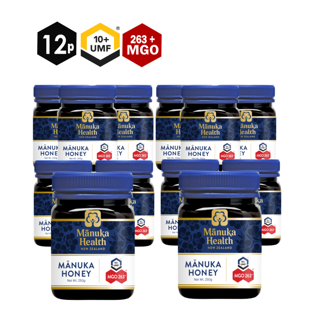 Bundle 12 Jars of MGO 263+ Manuka Honey | Manuka Health