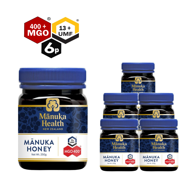 Bundle 6 Jars of MGO 400+ Manuka Honey 250g | Manuka Health