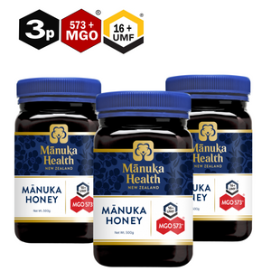 Bundle 3 X MGO 573+ Manuka Honey 500g | Manuka Health