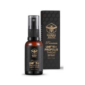 Mānuka Honey UMF 15+ & Propolis Throat Spray | Manuka South