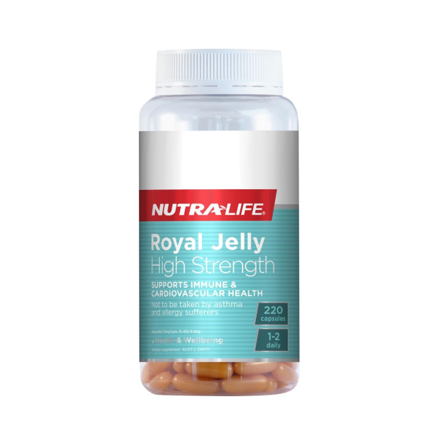 Royal Jelly High Strength 220 capsules | Nutra-Life