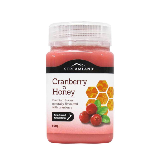 Streamland Cranberry Honey 500g