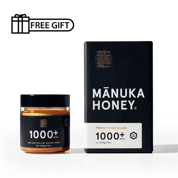 MGO 1000+ Manuka Honey + FREE Gift | The True Honey