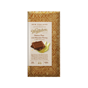 Whittaker Nelson Pear Manuka Honey Chocolate 100g